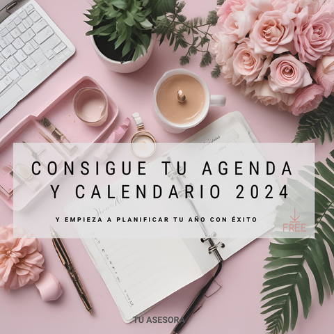 Organiza tu año con este Planificador y Calendario 2024 gratuitos