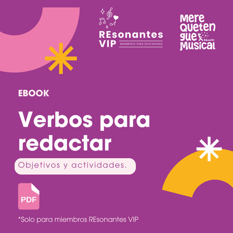 VERBOS PARA REDACTAR