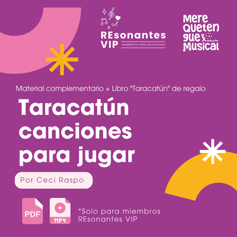 TARACATÚN, CANCIONES PARA JUGAR