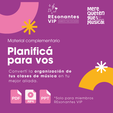 PLANIFICÁ PARA VOS