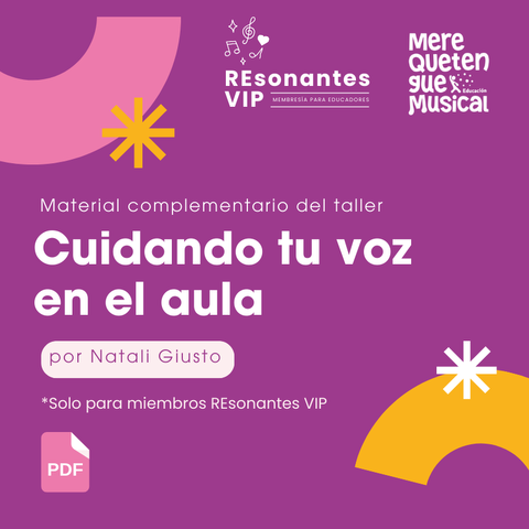 CUIDANDO TU VOZ EN EL AULA