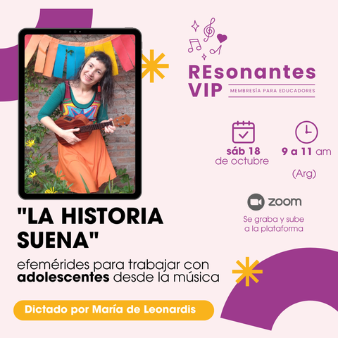 La historia suena: efemérides para trabajar con adolescentes desde la música