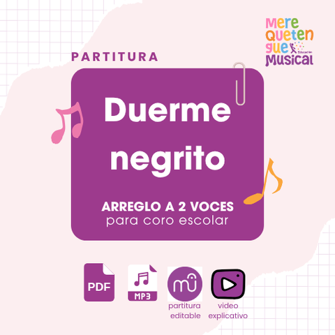 DUERME NEGRITO- A DOS VOCES