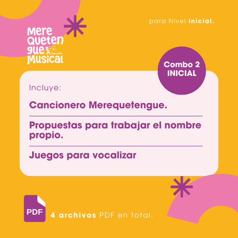 COMBO Nº2 PARA NIVEL INICIAL