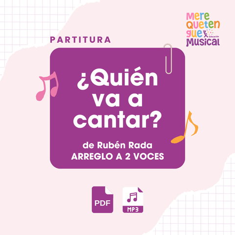QUIÉN VA A CANTAR- A DOS VOCES