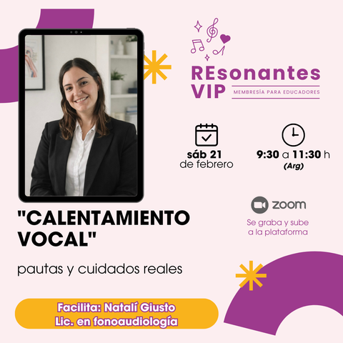 Calentamiento vocal: pautas y cuidados reales