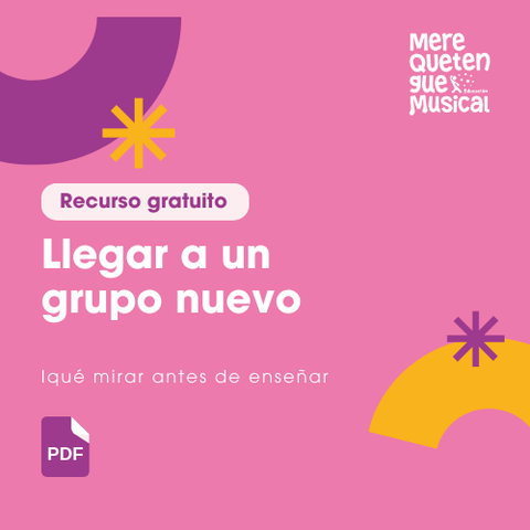 LLEGAR A UN GRUPO NUEVO