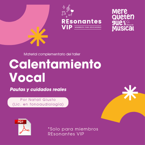 CALENTAMIENTO VOCAL