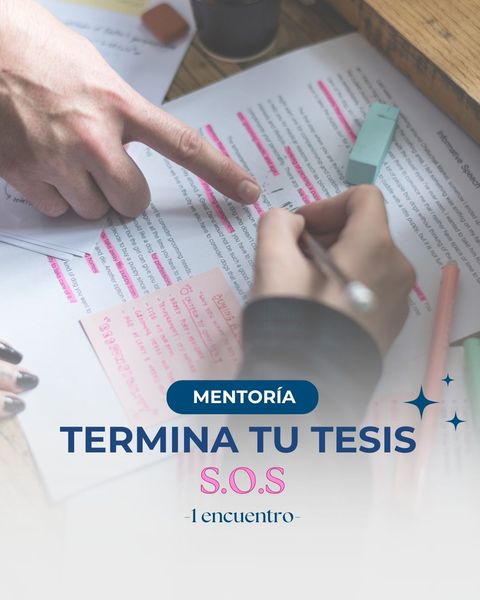 Mentoría S.O.S de Escritura Académica - 1 encuentro