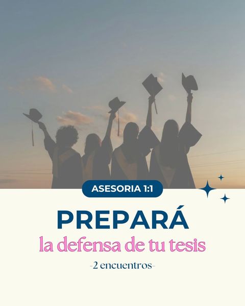Prepará la defensa de tu tesis