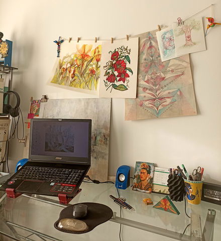 My workspace / Mi espacio de trabajo