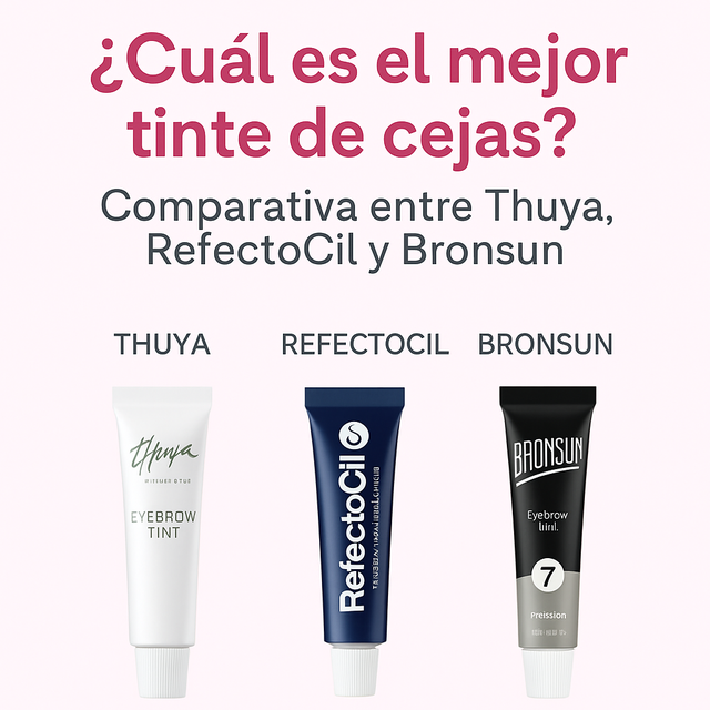  ¿Cuál es el mejor tinte de cejas? Comparativa entre Thuya, RefectoCil y Bronsun