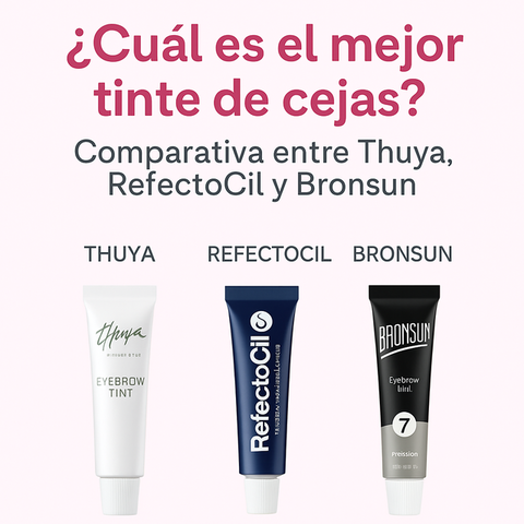 ¿Cuál es el mejor tinte de cejas? Comparativa entre Thuya, RefectoCil y Bronsun