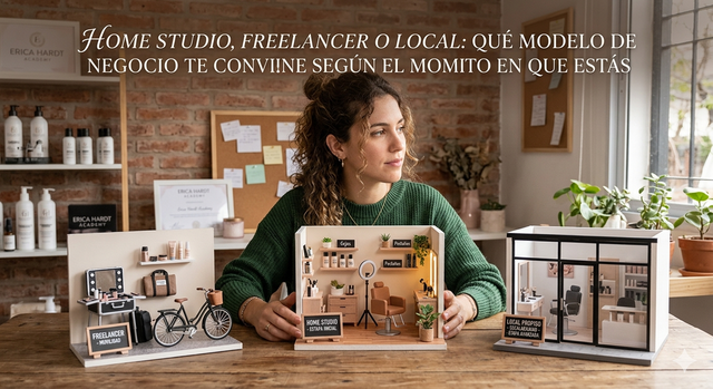Home studio, freelancer o local: qué modelo de negocio te conviene según el momento en que estás