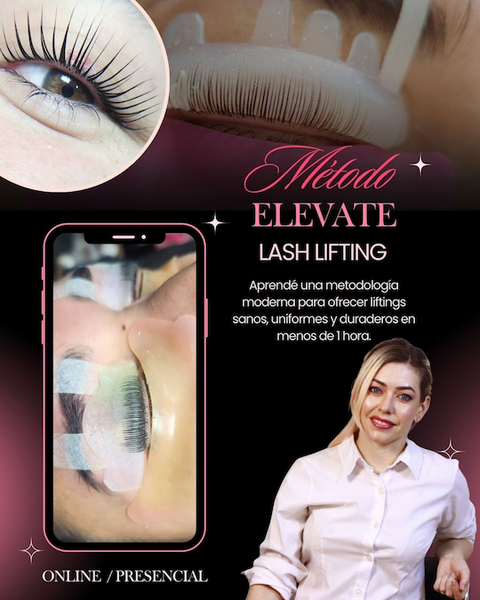 Método ELEVATE — Lifting de pestañas profesional
