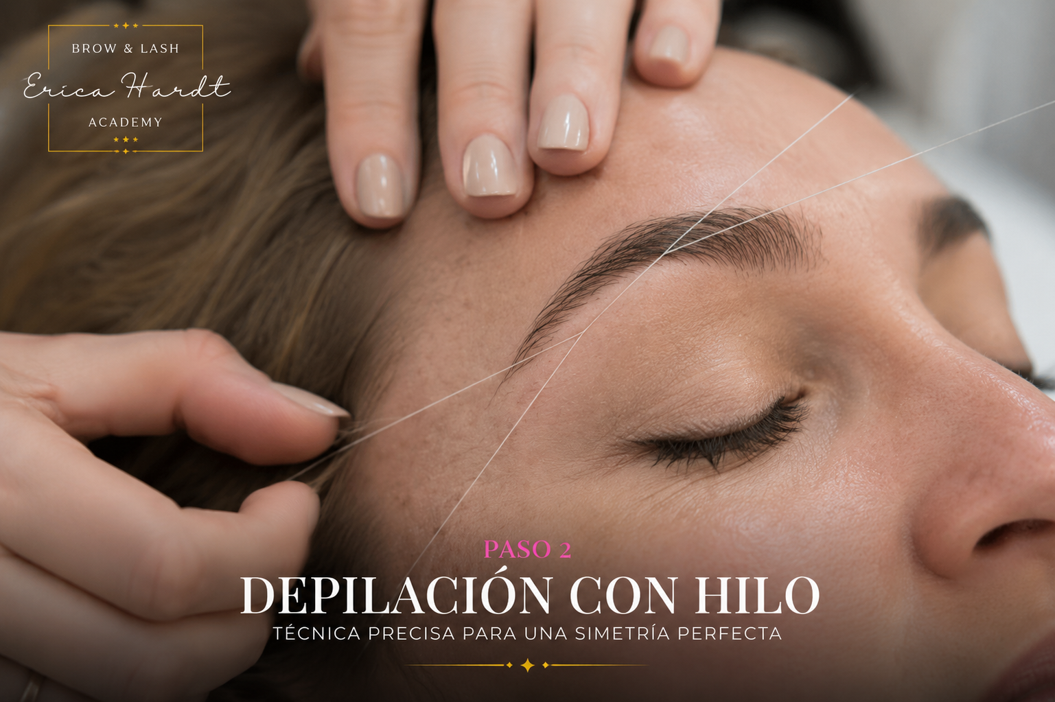 Depilación con hilo y pinza