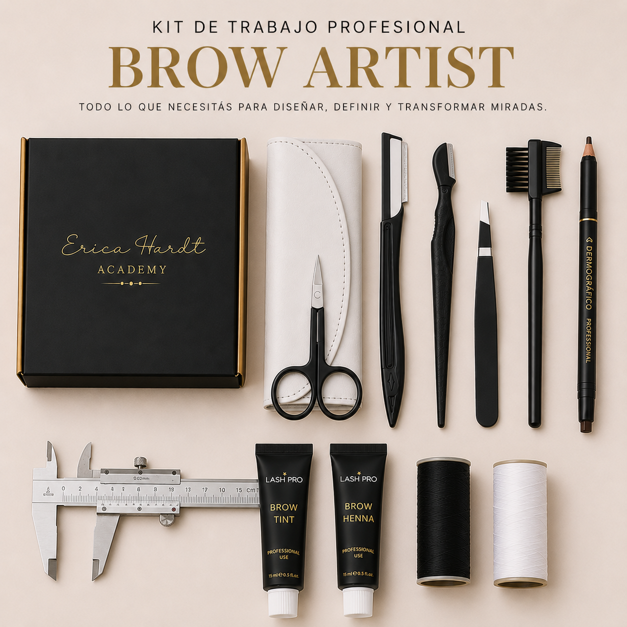 Kit profesional incluido en el curso