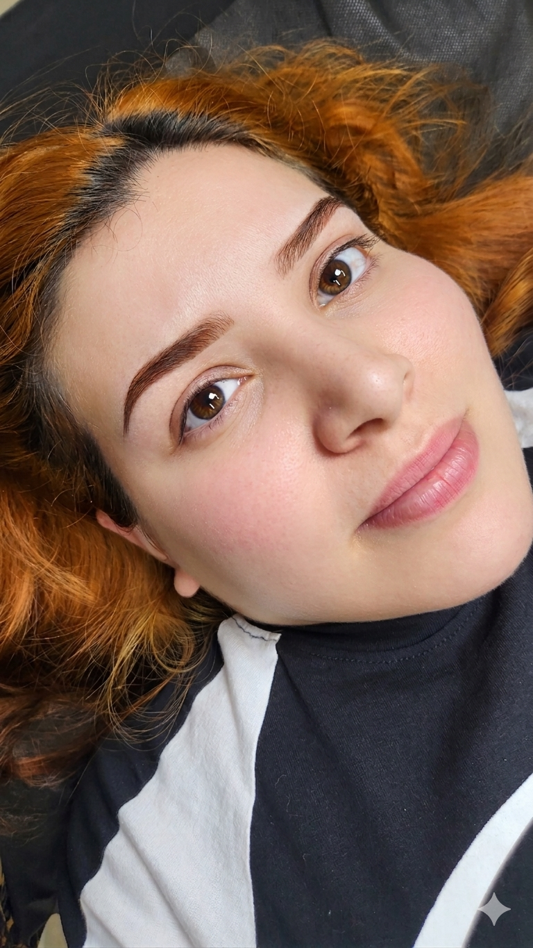 Diseño de cejas con henna