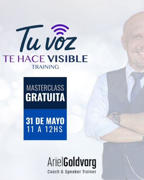 Tu Voz Te Hace Visible (masterclass)