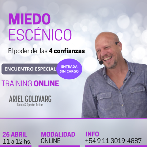 MIEDO ESCENICO_ El poder de las 4 confianzas
