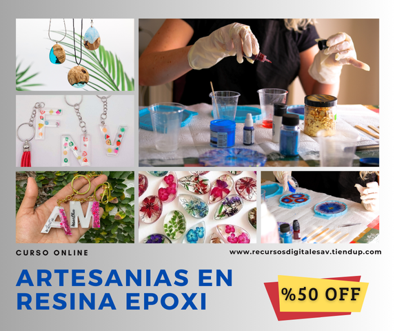 Curso de Artesanias en Resina epoxi