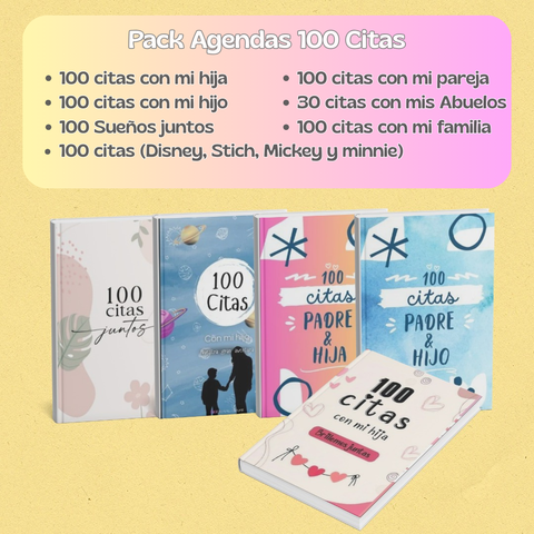 🖨️ PACK AGENDAS 100 CITAS