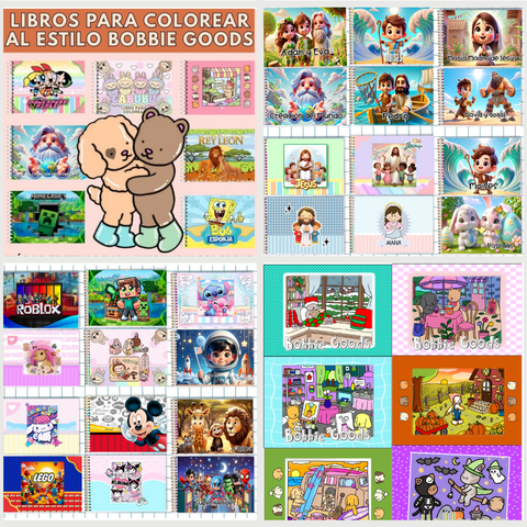 PACK 2 LIBRITOS PARA COLOREAR