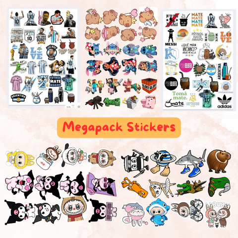 Megapack Stickers