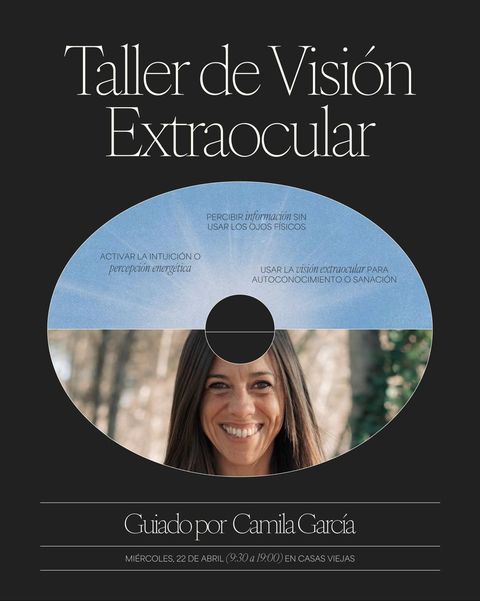 EXPERIMENTA VISION EXTRA OCULAR CON CAMI GARCIA. 