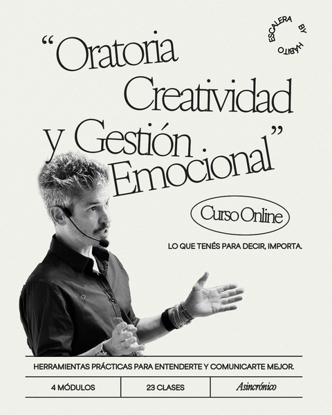 Curso Online - Oratoria, Creatividad y Gestión Emocional