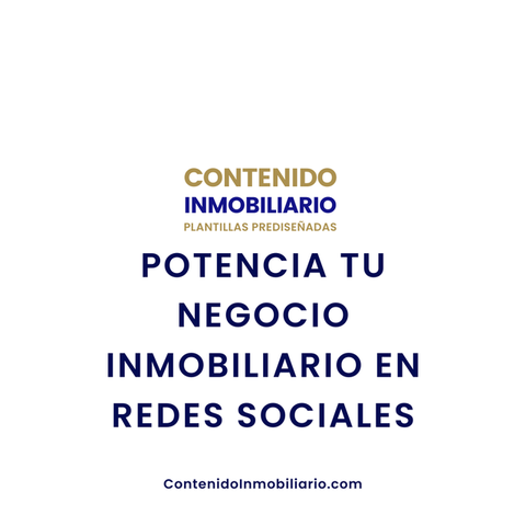 Potencia tu negocio inmobiliario en redes sociales con Plantillas Editables en Canva