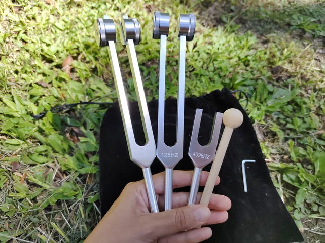 Set Profesional de 3 diapasones Terapéuticos