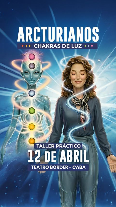  Taller Presencial Arcturianos. Chakras de Luz 12 de Abril en Palermo.