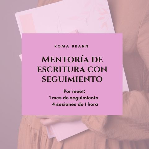 Mentoría de escritura con seguimiento (1 mes)