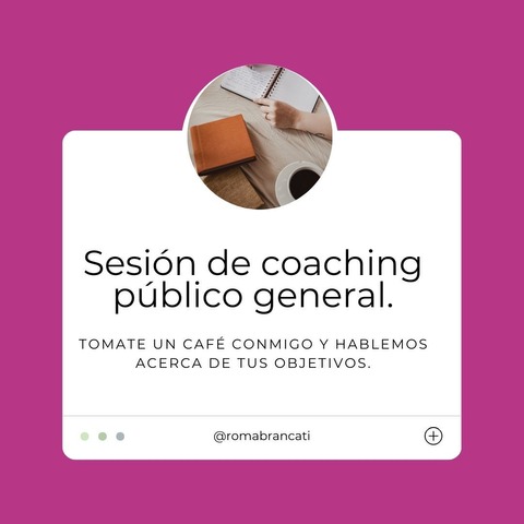 Sesión de coaching individual