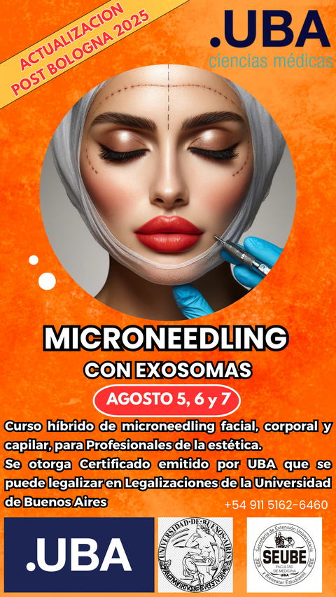 Microneedling Facial, Corporal y Capical con Certificacion de la Universidad de Buenos Aires (UBA)