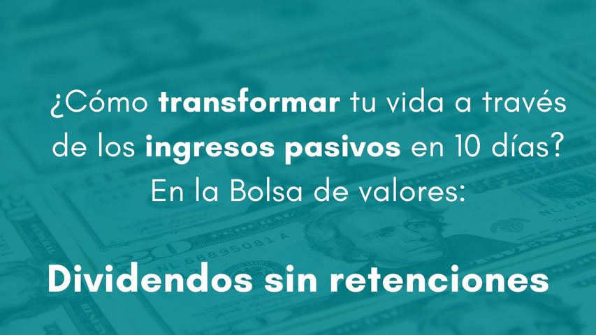 CREA INGRESOS PASIVOS en DOLARES 