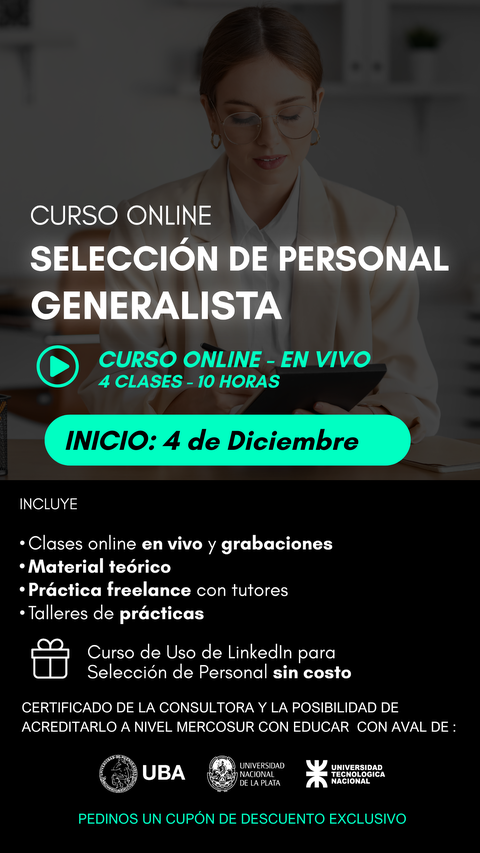 Selección de Personal Generalista - Diciembre