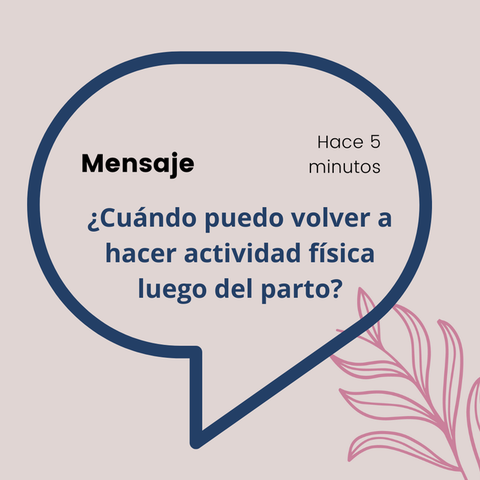 Guía para realizar ACTIVIDAD FISICA en el posparto