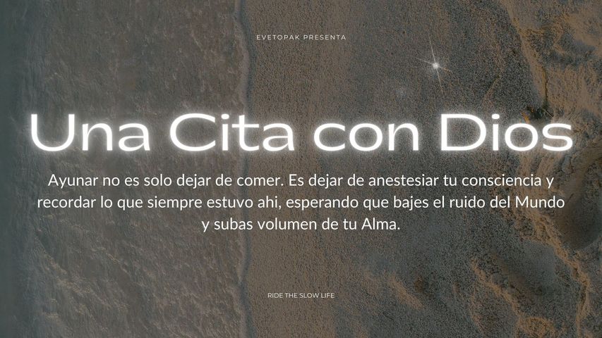 Una Cita Con Dios, Ayuno de 3 días con Aguas 