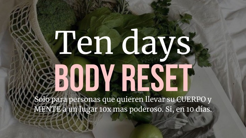 RESET 10 DAYS BODY RESET