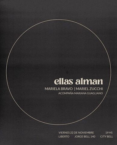 Ellas alman- Texto curatorial muestra Mariel Zucchi y Mariela Bravo 