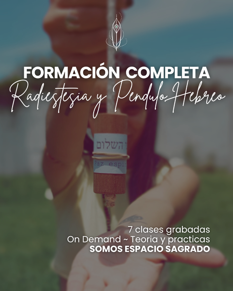 Formación en Radiestesia y Péndulo Hebreo