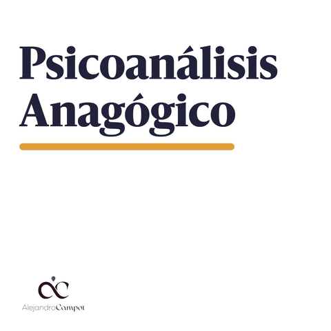 Psicoanálisis Anagógico