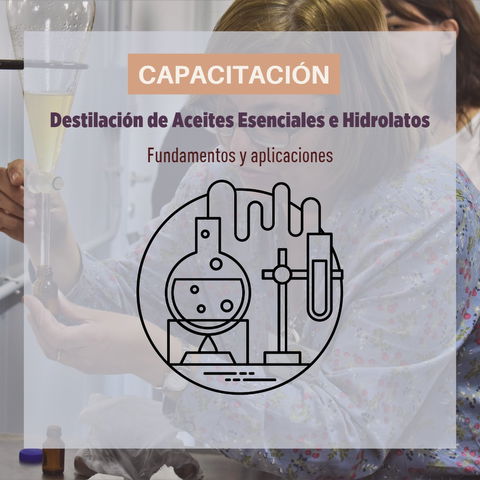 Destilación de aceites esenciales e hidrolatos: Fundamentos y aplicaciones