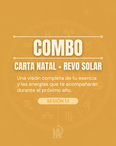 Combo Carta Natal + Revolución Solar