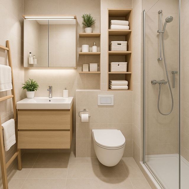 Baños pequeños: cómo hacerlos ver más grandes y funcionales