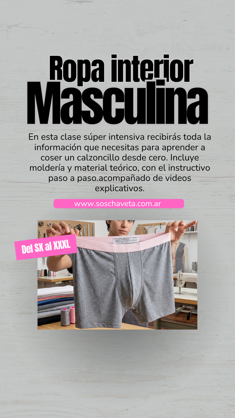 Ropa interior masculina 