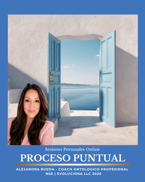 PROCESO PUNTUAL - ACOMPAÑAMIENTO DE 6 SESIONES ONLINE