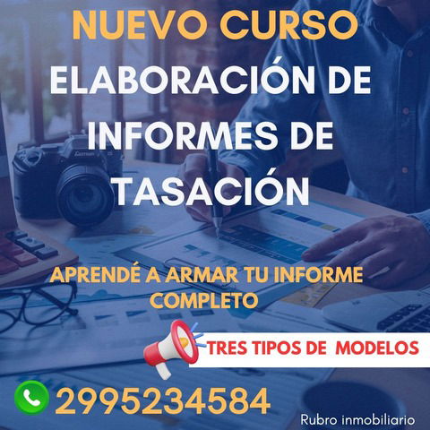 ELABORACION INFORME DE TASACIÓN